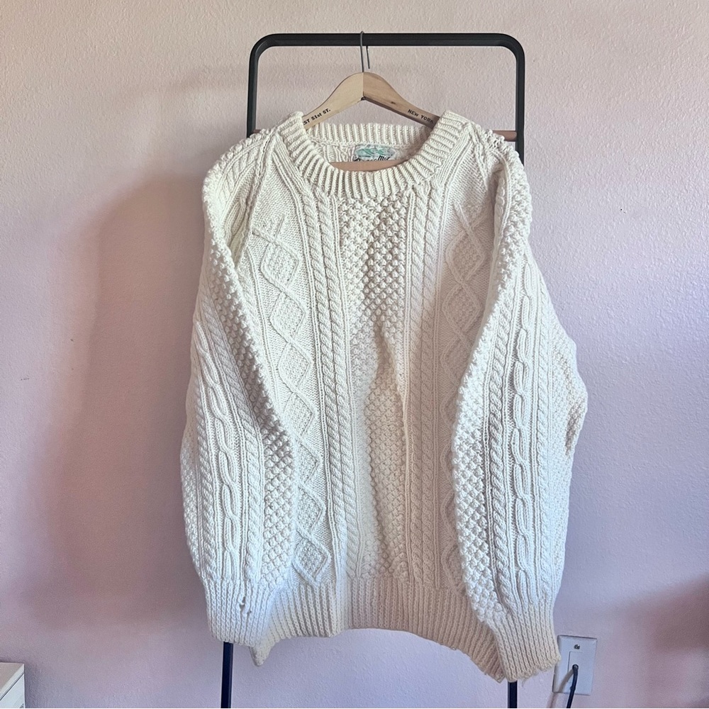 Vintage Barnas Mor Wool Fisherman’s Sweater